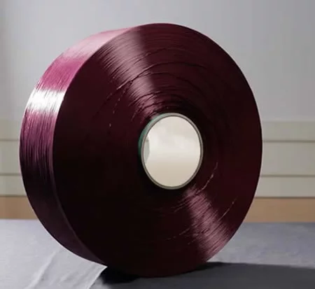 Polyester filament yarn spool